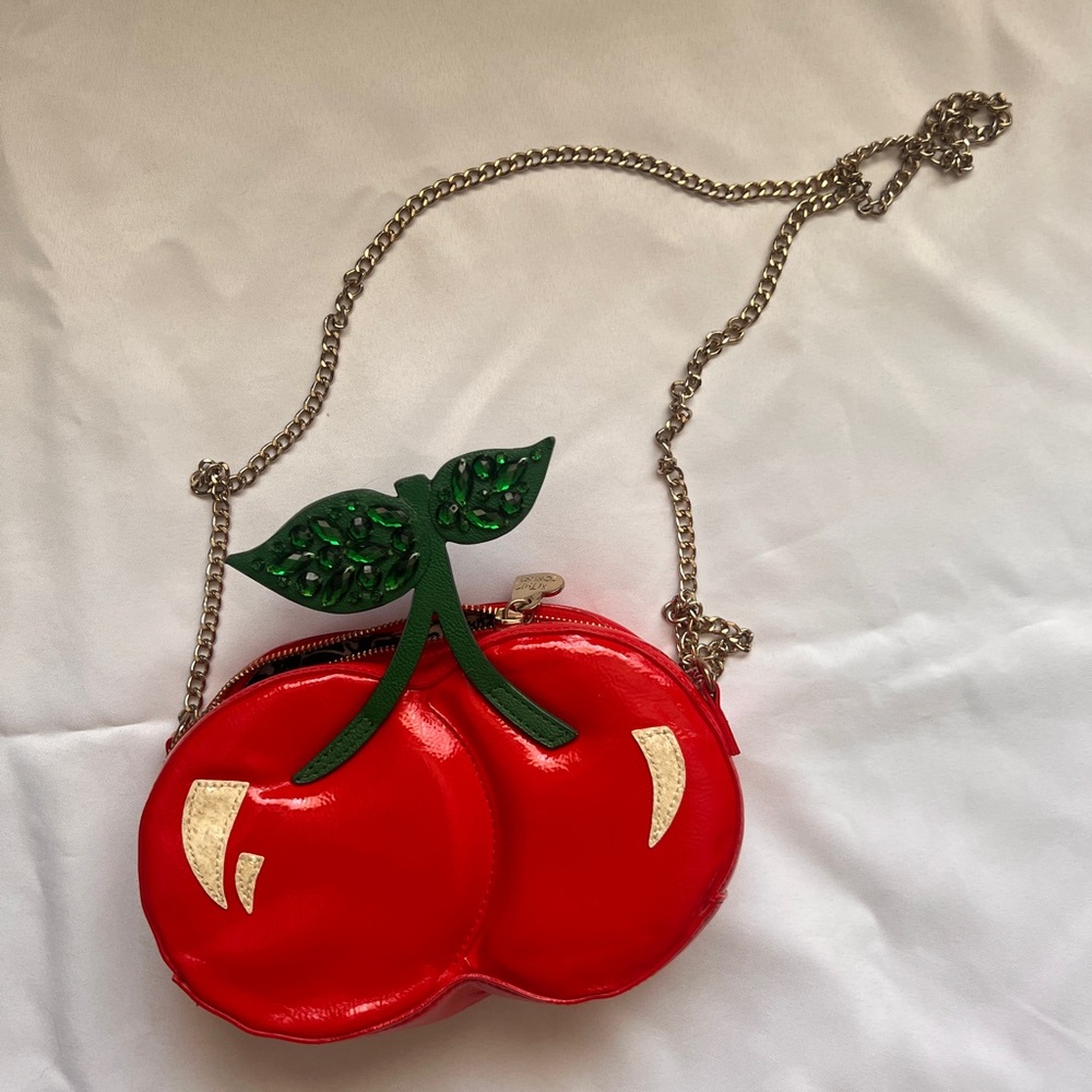 Betsey Johnson kitschy cherry purse